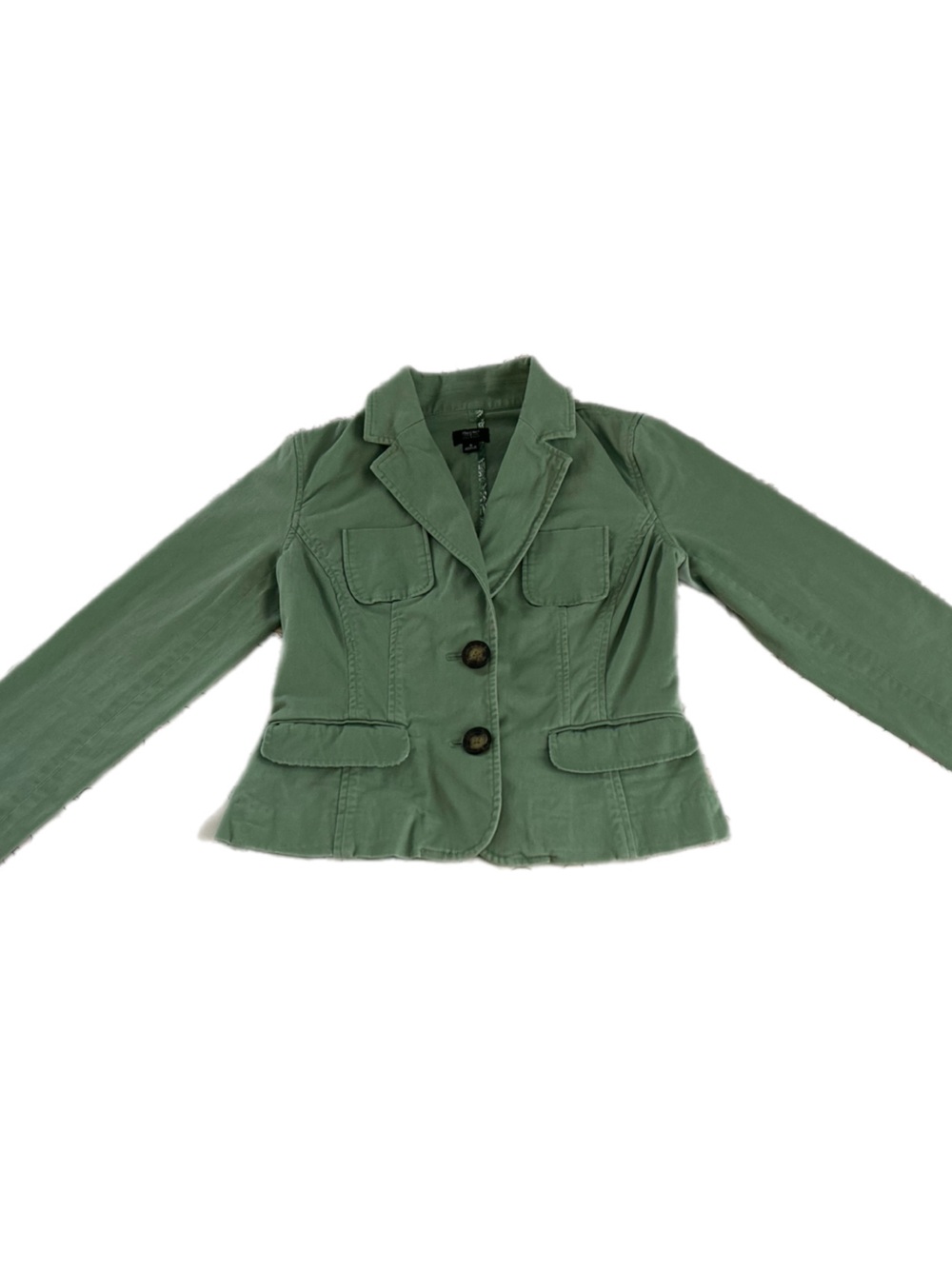 Mossimo Supply Co. Olive Green Utility Blazer Jacket - Size Small